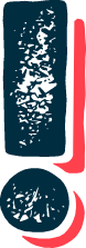 Textured Exclamation Point