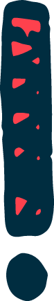 Speckled Exclamation Point