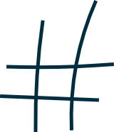 Bent Hashtag