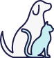 Iconic Cat & Dog