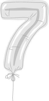Foil Balloon "7"