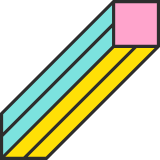 Striped 3D Bar