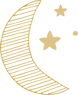 Striped Moon & Stars