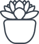 Blank Potted Plant
