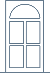 Rounded Front Door