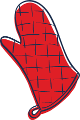 Quilted Oven Mitt