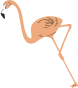 Leaning Flamingo