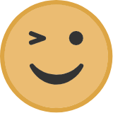 Yellow Winking Face